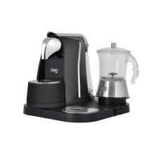 Máquina de café expresso ponto com p / leite de vidro